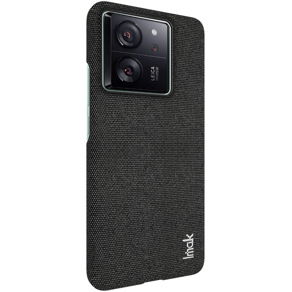 IMAK Ruiyi Series for Xiaomi 13T / 13T Pro Case Cloth Texture PU Leather+PC Phone Cover