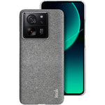 IMAK Ruiyi Series for Xiaomi 13T / 13T Pro Case Cloth Texture PU Leather+PC Phone Cover