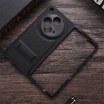 For Oppo Find N3 5G / OnePlus Open Case PU Leather Coated Hard PC Protective Phone Cover