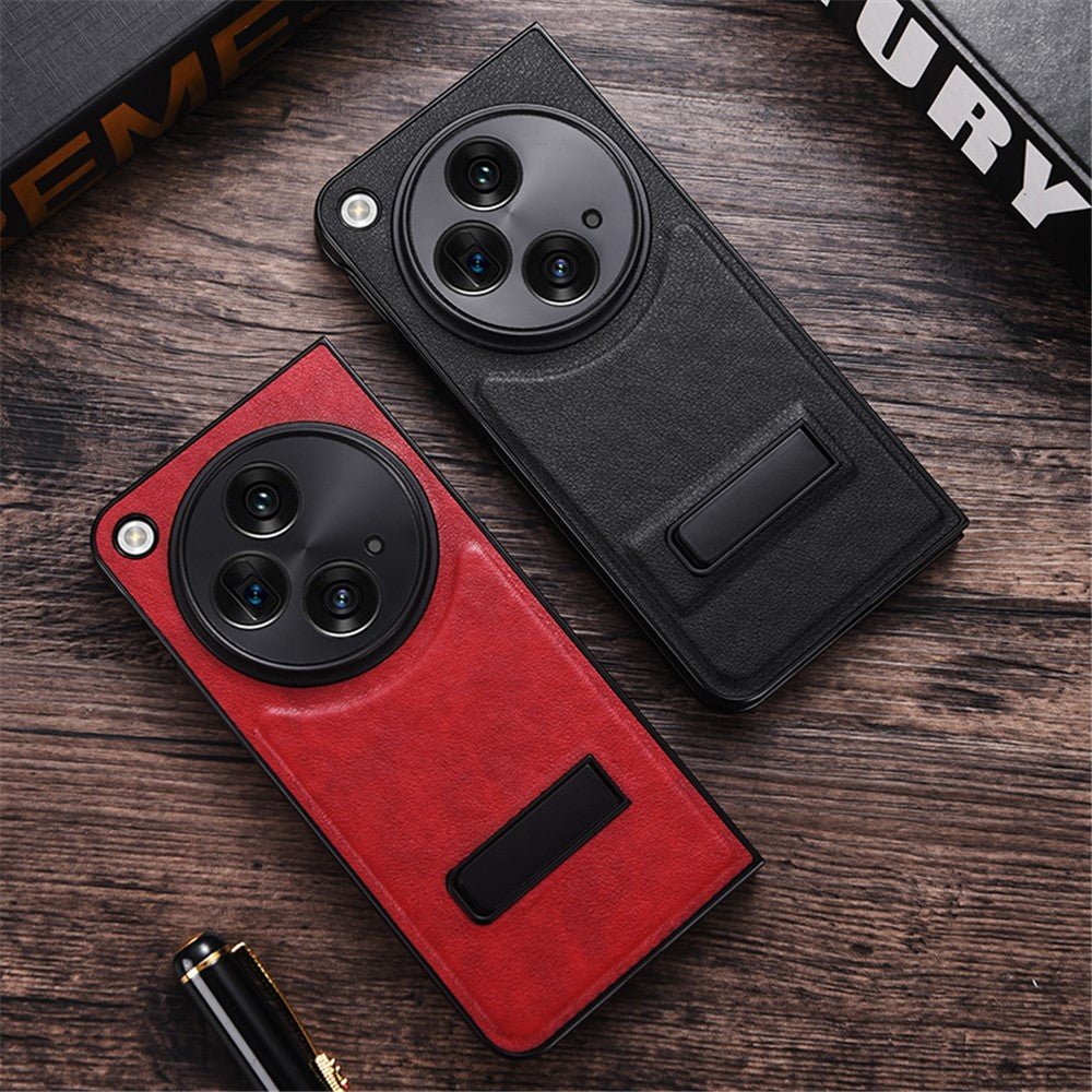 For Oppo Find N3 5G / OnePlus Open Case PU Leather Coated Hard PC Protective Phone Cover
