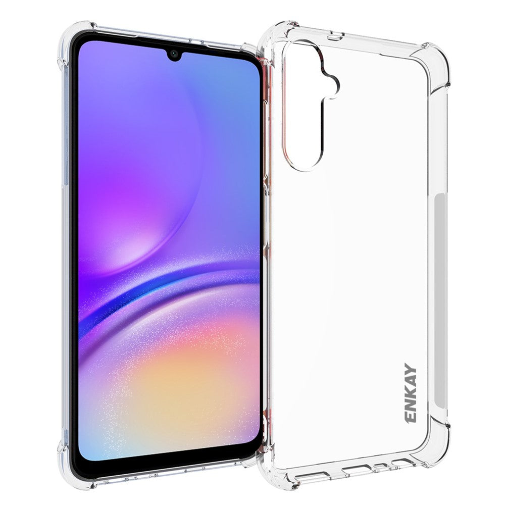 ENKAY HAT PRINCE TPU Phone Cover for Samsung Galaxy A05 4G Case Anti-slip Strip Edge Mobile Shell