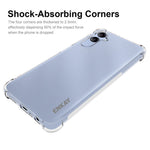 ENKAY HAT PRINCE TPU Phone Cover for Samsung Galaxy A05 4G Case Anti-slip Strip Edge Mobile Shell