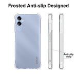 ENKAY HAT PRINCE TPU Phone Cover for Samsung Galaxy A05 4G Case Anti-slip Strip Edge Mobile Shell