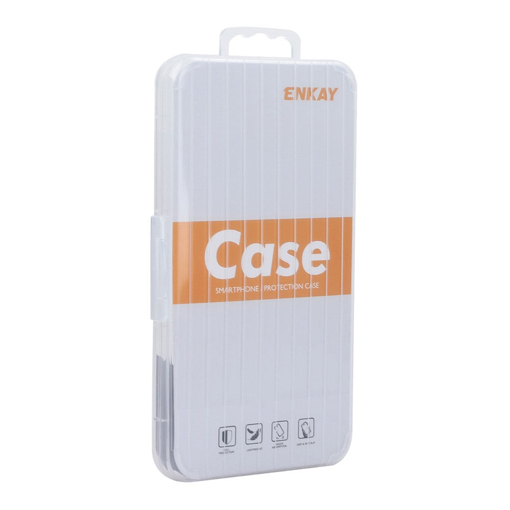 ENKAY HAT PRINCE TPU Phone Cover for Samsung Galaxy A05 4G Case Anti-slip Strip Edge Mobile Shell