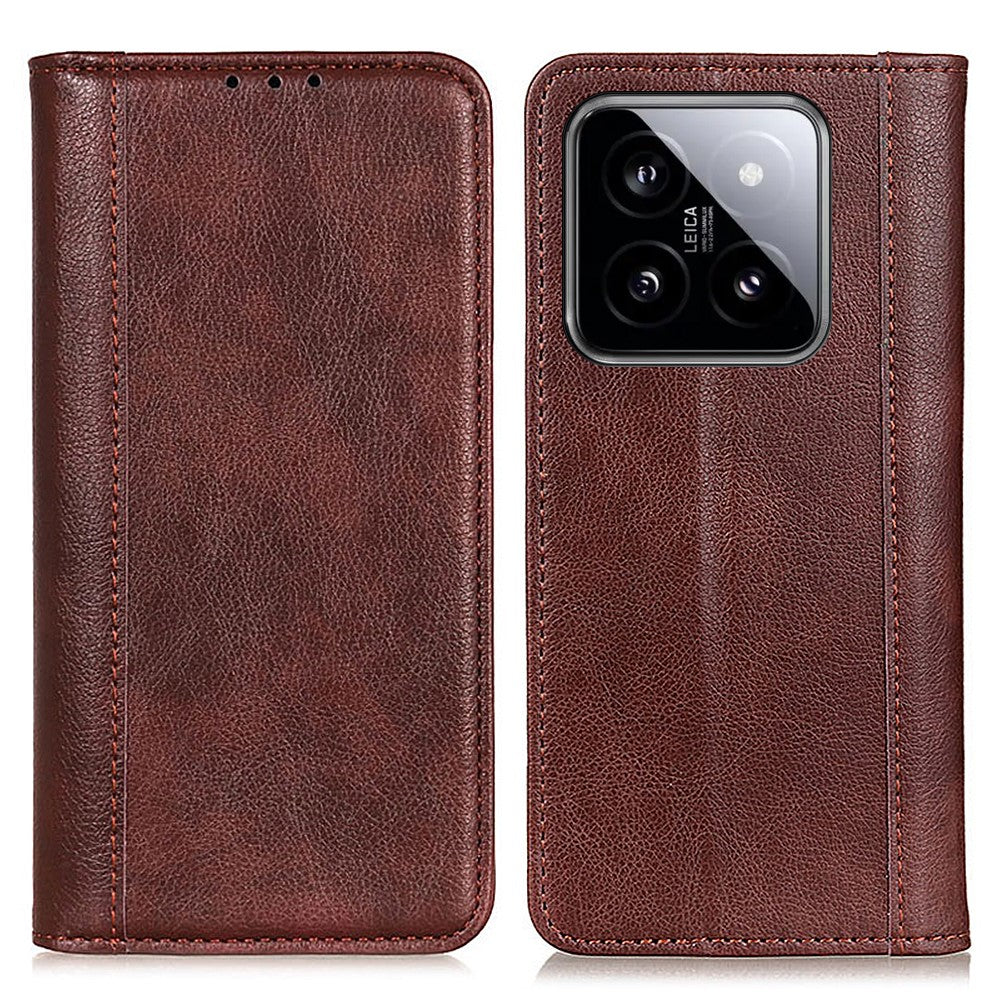 For Xiaomi 14 Pro Case Magnetic Auto Closing Split Leather Wallet Cover