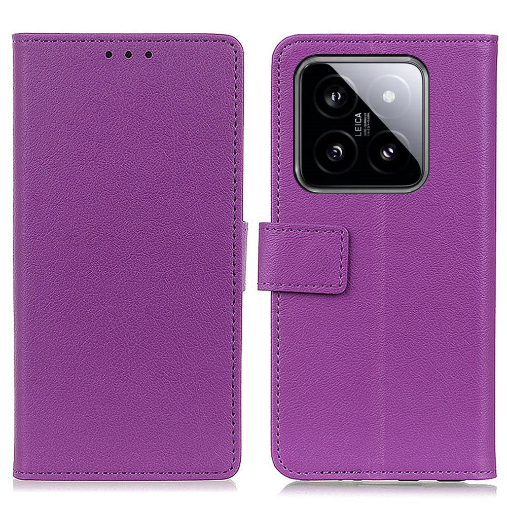 For Xiaomi 14 Pro Case Wallet Stand Drop-proof Phone Cover