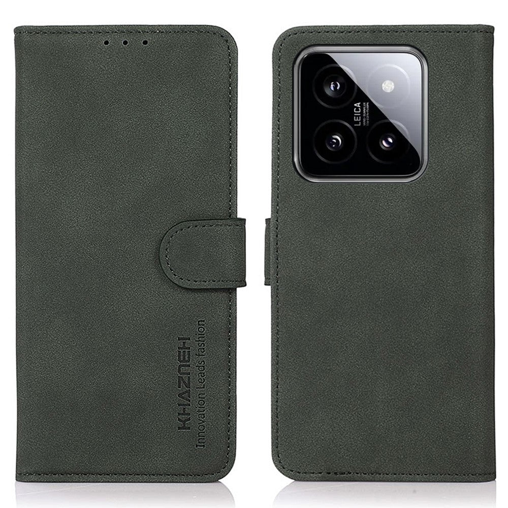 KHAZNEH For Xiaomi 14 Pro Case Anti-scratch Phone Wallet Cover