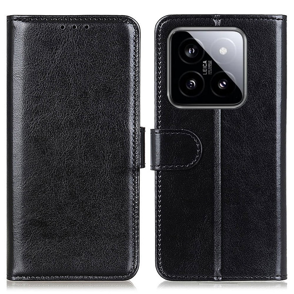 For Xiaomi 14 Pro Leather Case Wallet Stand Shockproof Phone Cover