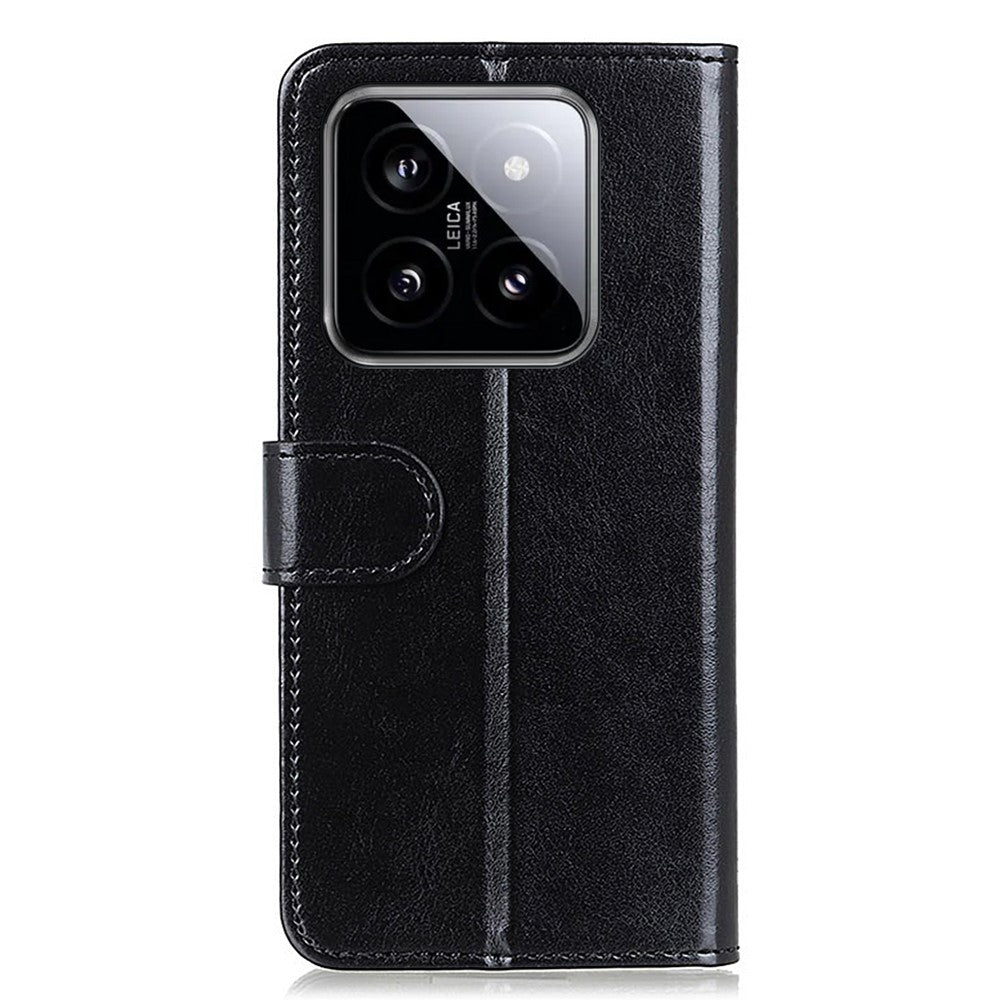 For Xiaomi 14 Pro Leather Case Wallet Stand Shockproof Phone Cover