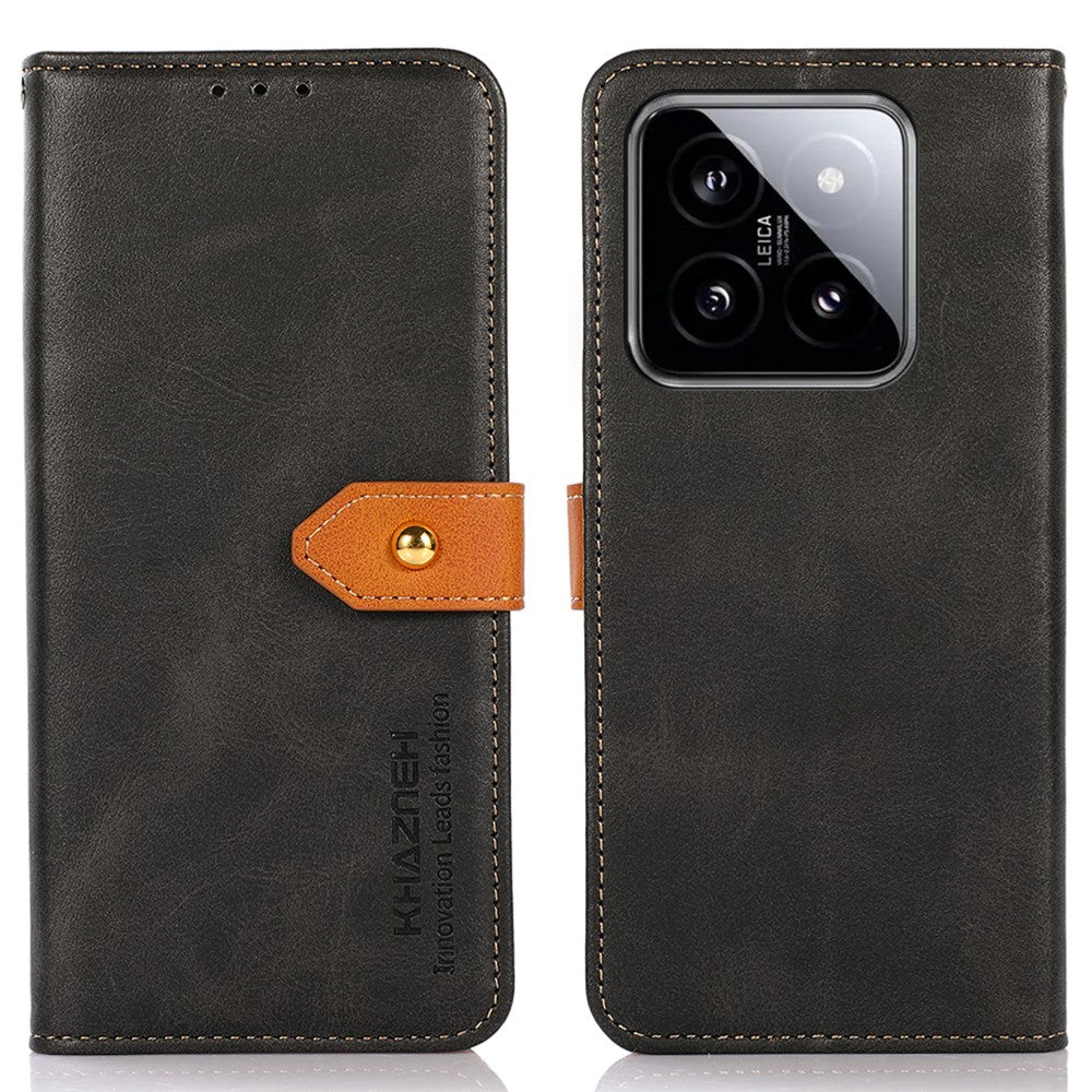 KHAZNEH För Xiaomi 14 Pro Plånboksfodral med Fullt Skyddande mobilfodral