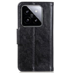 For Xiaomi 14 Pro Case Nappa Texture Wallet Split Leather Phone Cover