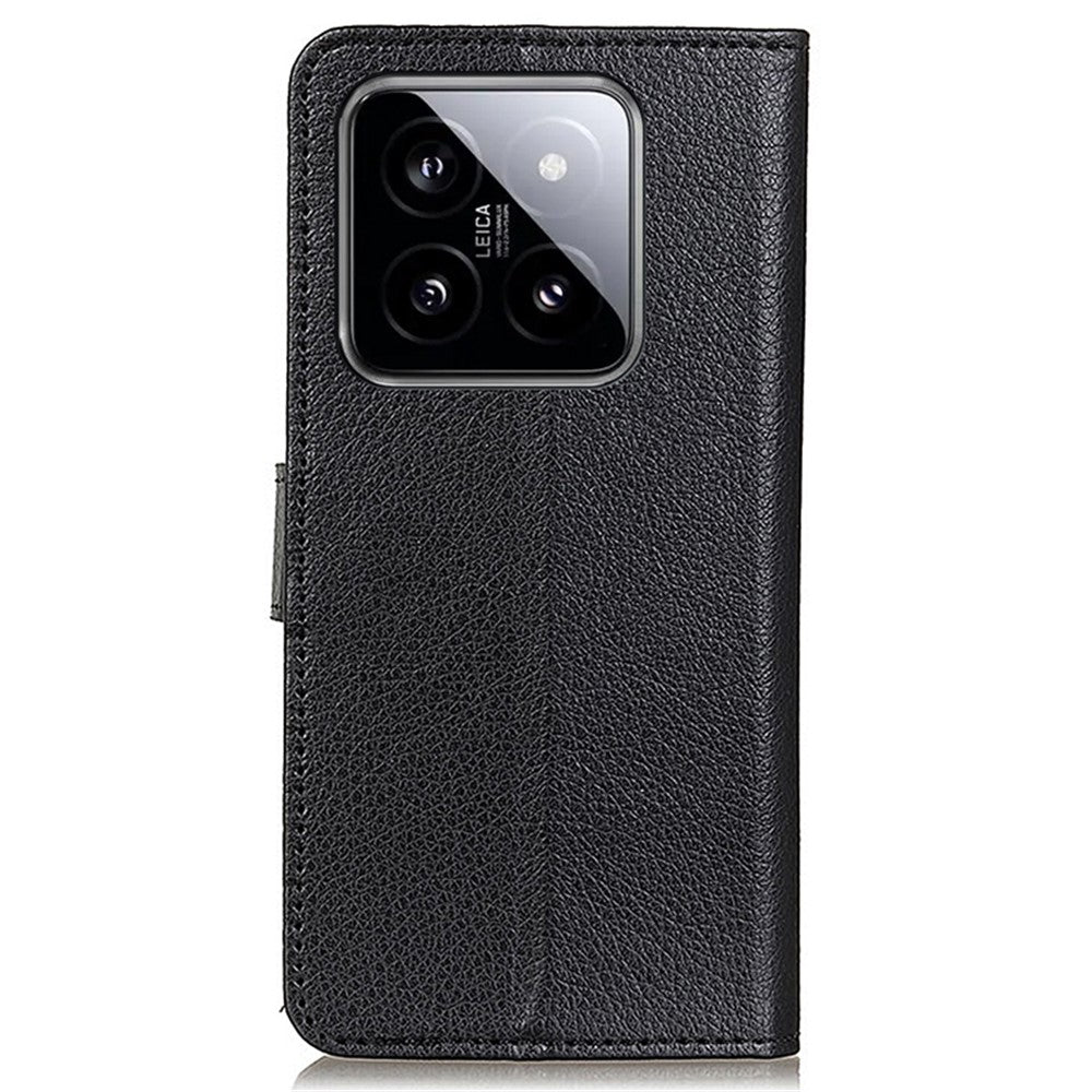 For Xiaomi 14 Pro Case Litchi Texture Wallet Leather Flip Phone Cover