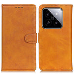 For Xiaomi 14 Pro Case Cowhide Texture PU Leather Wallet Phone Cover