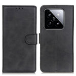 For Xiaomi 14 Pro Case Cowhide Texture PU Leather Wallet Phone Cover