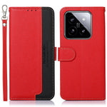 KHAZNEH For Xiaomi 14 Pro Case RFID Blocking Litchi Texture Wallet Phone Cover