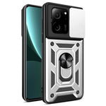 Xiaomi Redmi K60 Ultra / 13T / 13T Pro-skal PC+TPU Stativ mobilskal + Skjutbart Linsskydd