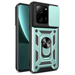 Xiaomi Redmi K60 Ultra / 13T / 13T Pro-skal PC+TPU Stativ mobilskal + Skjutbart Linsskydd