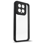 For Xiaomi 14 Case Dustproof Cell Phone Shell TPU + PC HD Clear Mobile Phone Cover