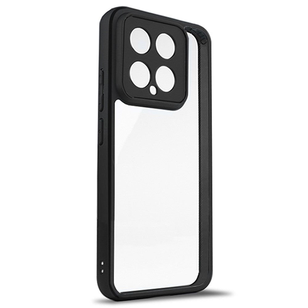 For Xiaomi 14 Case Dustproof Cell Phone Shell TPU + PC HD Clear Mobile Phone Cover
