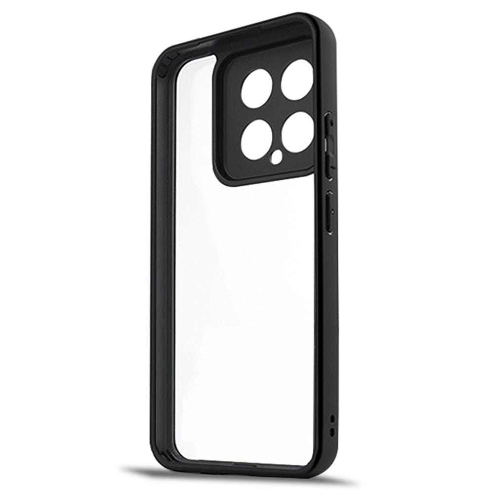 For Xiaomi 14 Case Dustproof Cell Phone Shell TPU + PC HD Clear Mobile Phone Cover