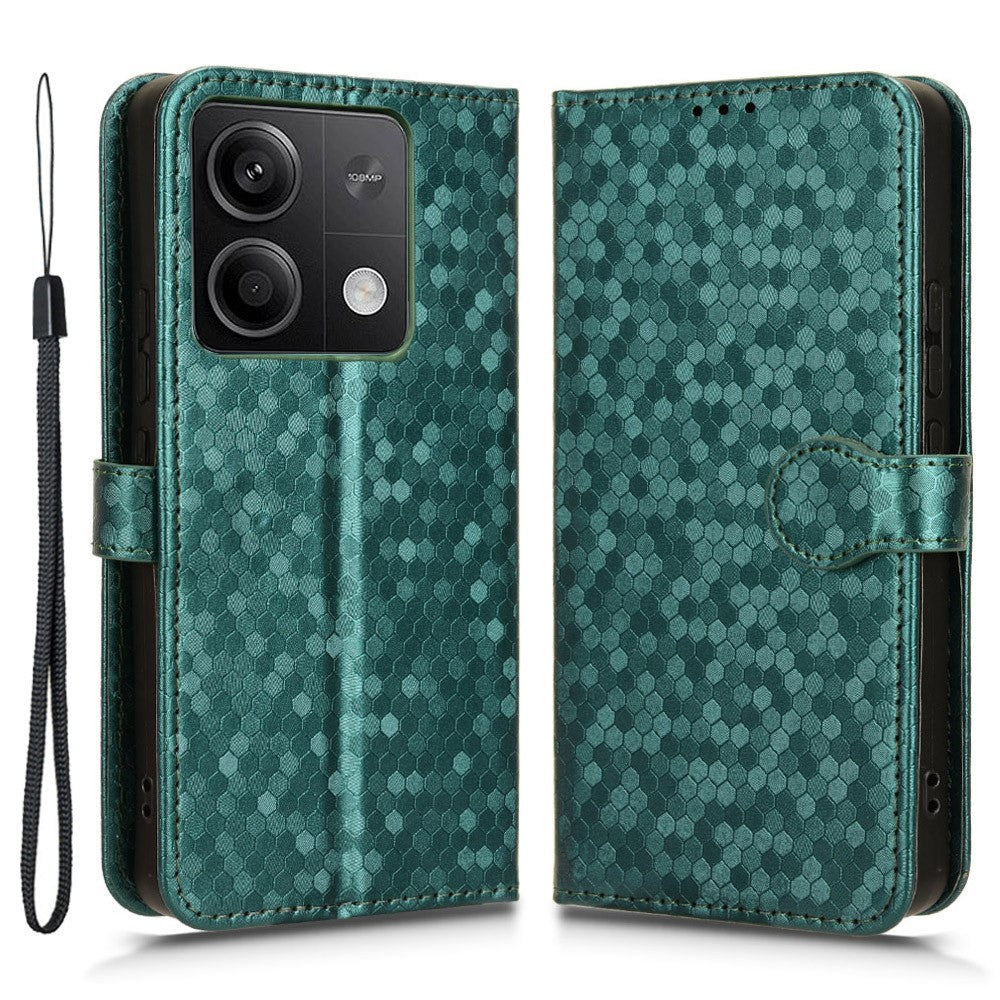 For Xiaomi Redmi Note 13 5G / 13 5G (China) Case Anti-scratch PU Leather Imprinted Wallet Cell Phone Protector