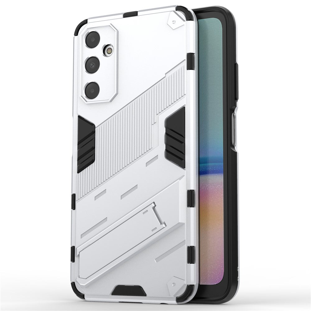 Til Samsung Galaxy A05s 4G Cover Ridsefrit PC+TPU Telefoncover med Støttefod