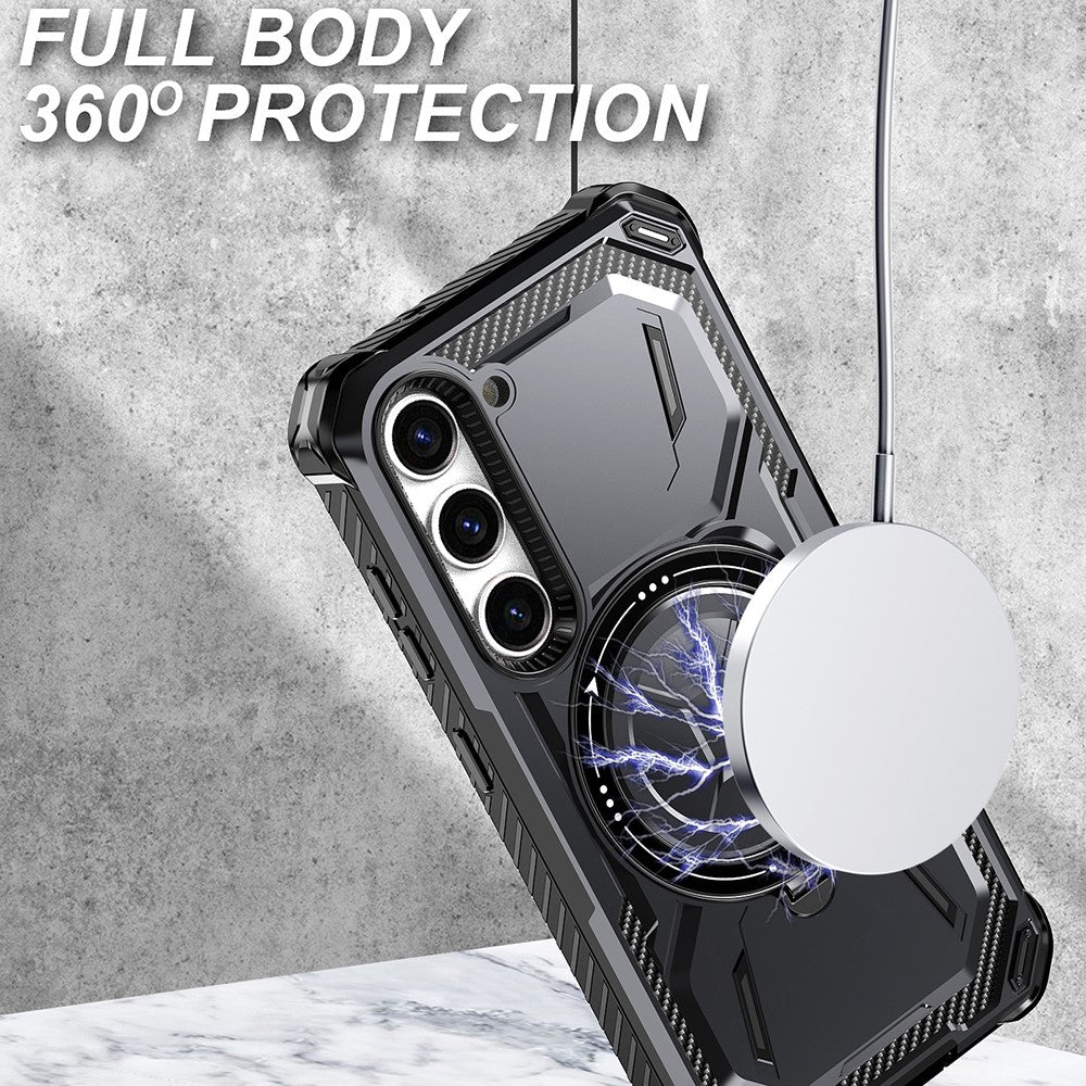 Til Samsung Galaxy S22 5G Cover Støtteben Magnetisk Militær-Godkendt Panser Telefoncover