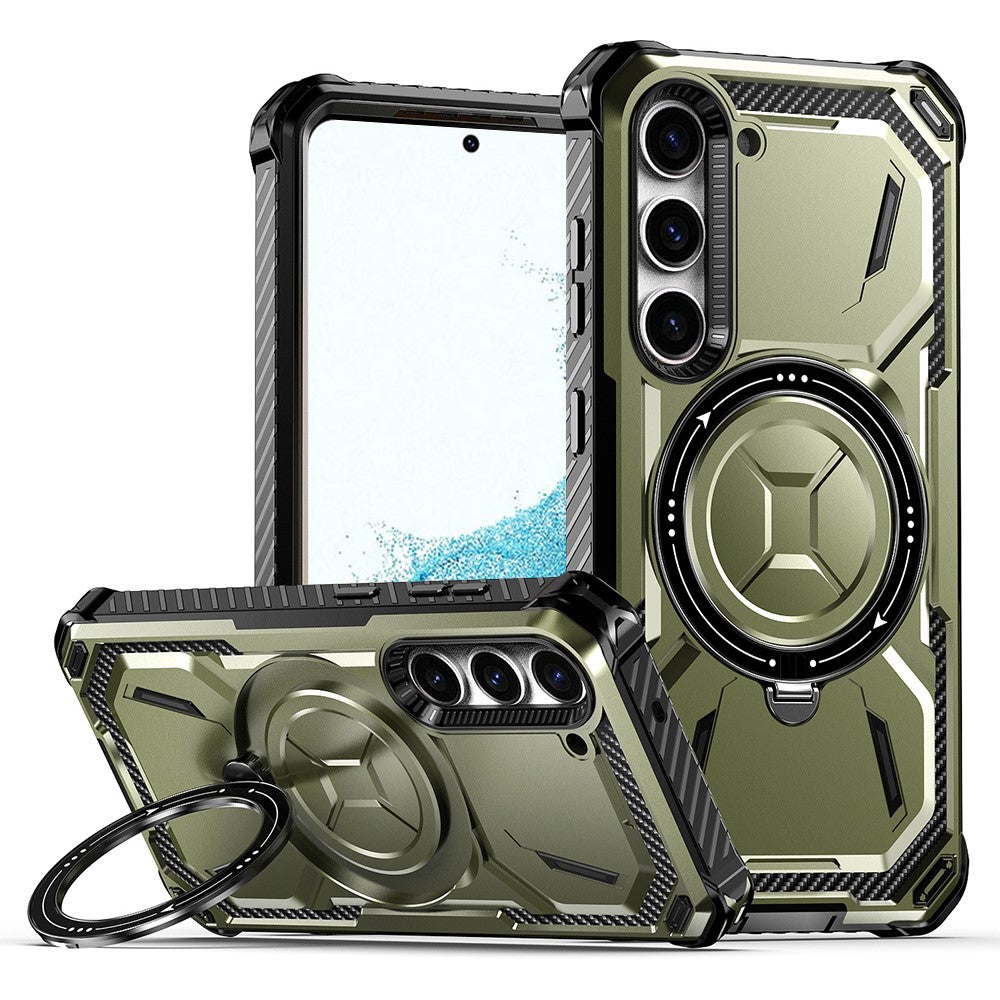 Til Samsung Galaxy S22 5G Cover Støtteben Magnetisk Militær-Godkendt Panser Telefoncover