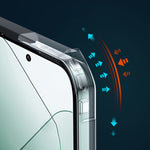 XUNDD For Xiaomi 14 Case Anti-drop Acrylic+TPU Slim-Fit Phone Cover Shell