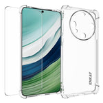 ENKAY HAT PRINCE For Huawei Mate 60 TPU Case Clear Phone Cover with Screen Protector