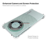 ENKAY HAT PRINCE For Huawei Mate 60 TPU Case Clear Phone Cover with Screen Protector