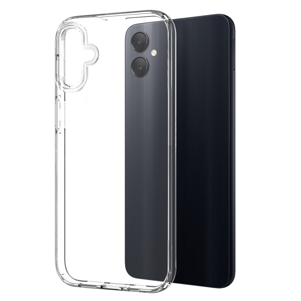 NORTHJO For Samsung Galaxy A05 4G Clear Case TPU Phone Cover with Tempered Glass Film