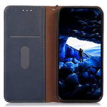 KHAZNEH For Xiaomi 14 Pro Case Genuine Cow Leather Nappa Texture RFID Blocking Phone Cover