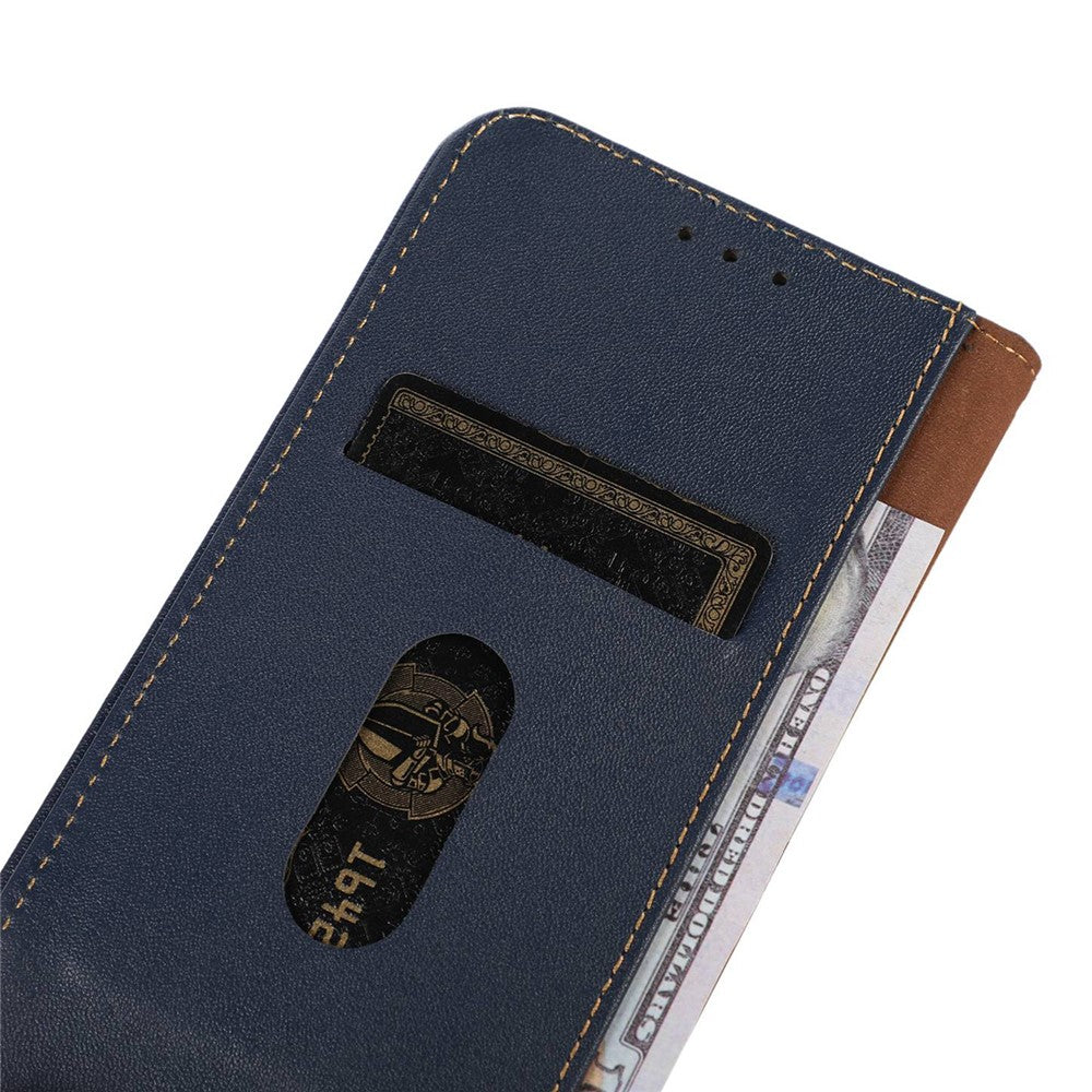 KHAZNEH For Xiaomi 14 Pro Case Genuine Cow Leather Nappa Texture RFID Blocking Phone Cover