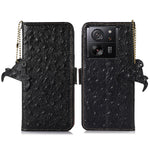For Xiaomi 13T / 13T Pro / Redmi K60 Ultra Case Genuine Cow Leather RFID Blocking Phone Cover