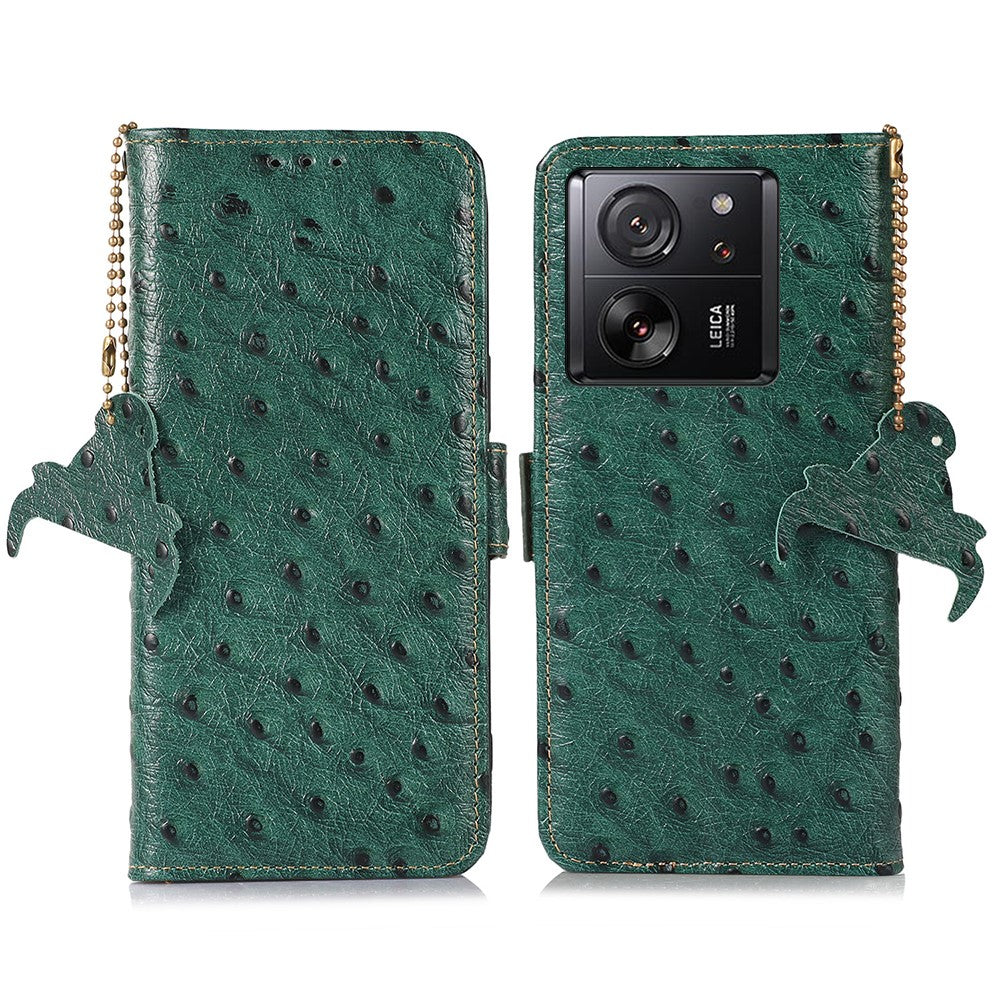 For Xiaomi 13T / 13T Pro / Redmi K60 Ultra Case Genuine Cow Leather RFID Blocking Phone Cover