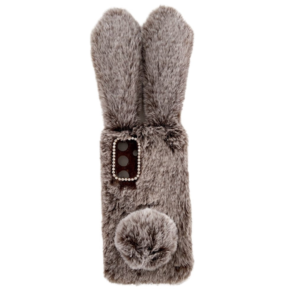 Samsung Galaxy S24+ Skal 3D Kaninöron Fuzzy Winter Varmt mobilskal