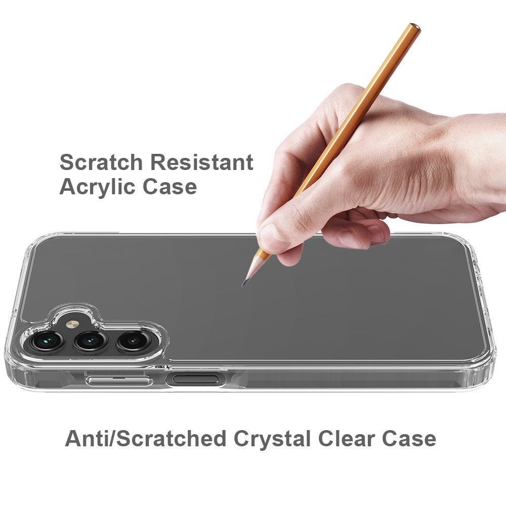 HD-transparent mobilcover til Samsung Galaxy A15 4G / 5G, akryl + TPU-hybridcover