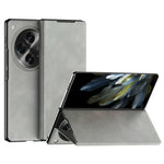 For Oppo Find N3 5G Phone Case Nappa Texture Leather + PC Cover with Stand