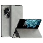 Til OnePlus Open Folding Case Nappa tekstur stativ læder + PC telefoncover
