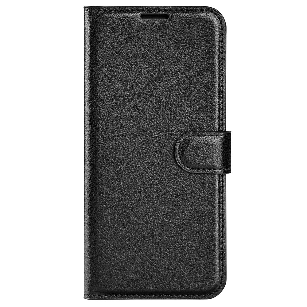 For Xiaomi 14 Case Litchi Texture PU Leather Stand Phone Wallet Cover
