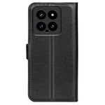 For Xiaomi 14 Case Litchi Texture PU Leather Stand Phone Wallet Cover