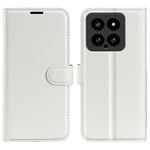 For Xiaomi 14 Case Litchi Texture PU Leather Stand Phone Wallet Cover