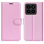 For Xiaomi 14 Case Litchi Texture PU Leather Stand Phone Wallet Cover