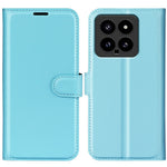 For Xiaomi 14 Case Litchi Texture PU Leather Stand Phone Wallet Cover