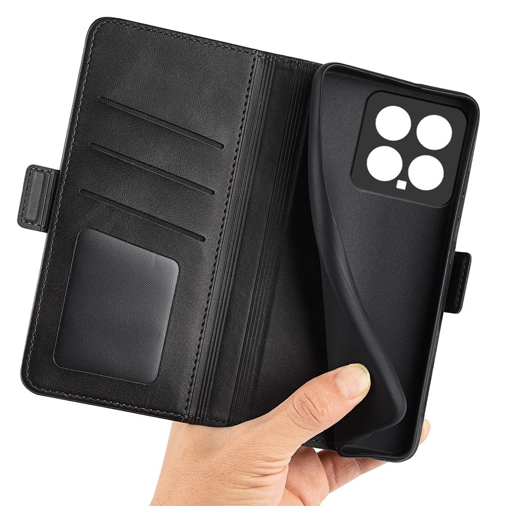 For Xiaomi 14 Case Calf Texture Leather Wallet Phone Cover