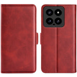 For Xiaomi 14 Case Calf Texture Leather Wallet Phone Cover