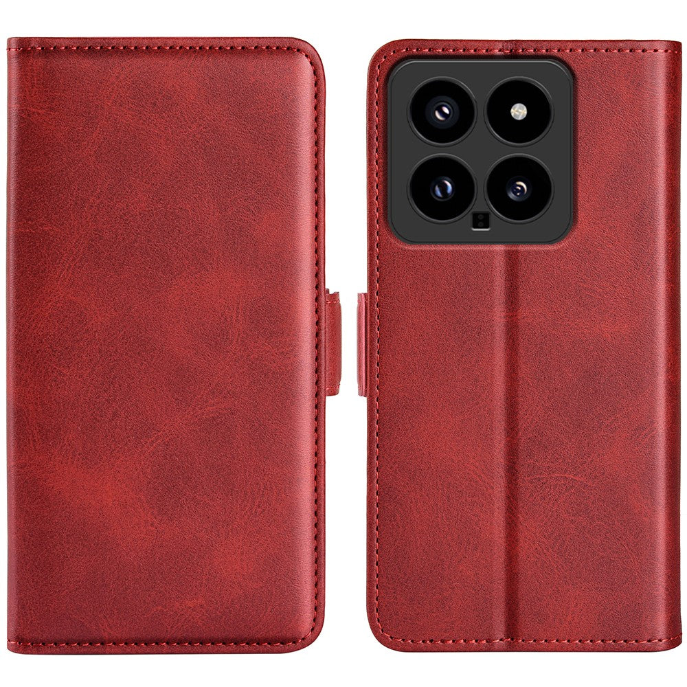 For Xiaomi 14 Case Calf Texture Leather Wallet Phone Cover