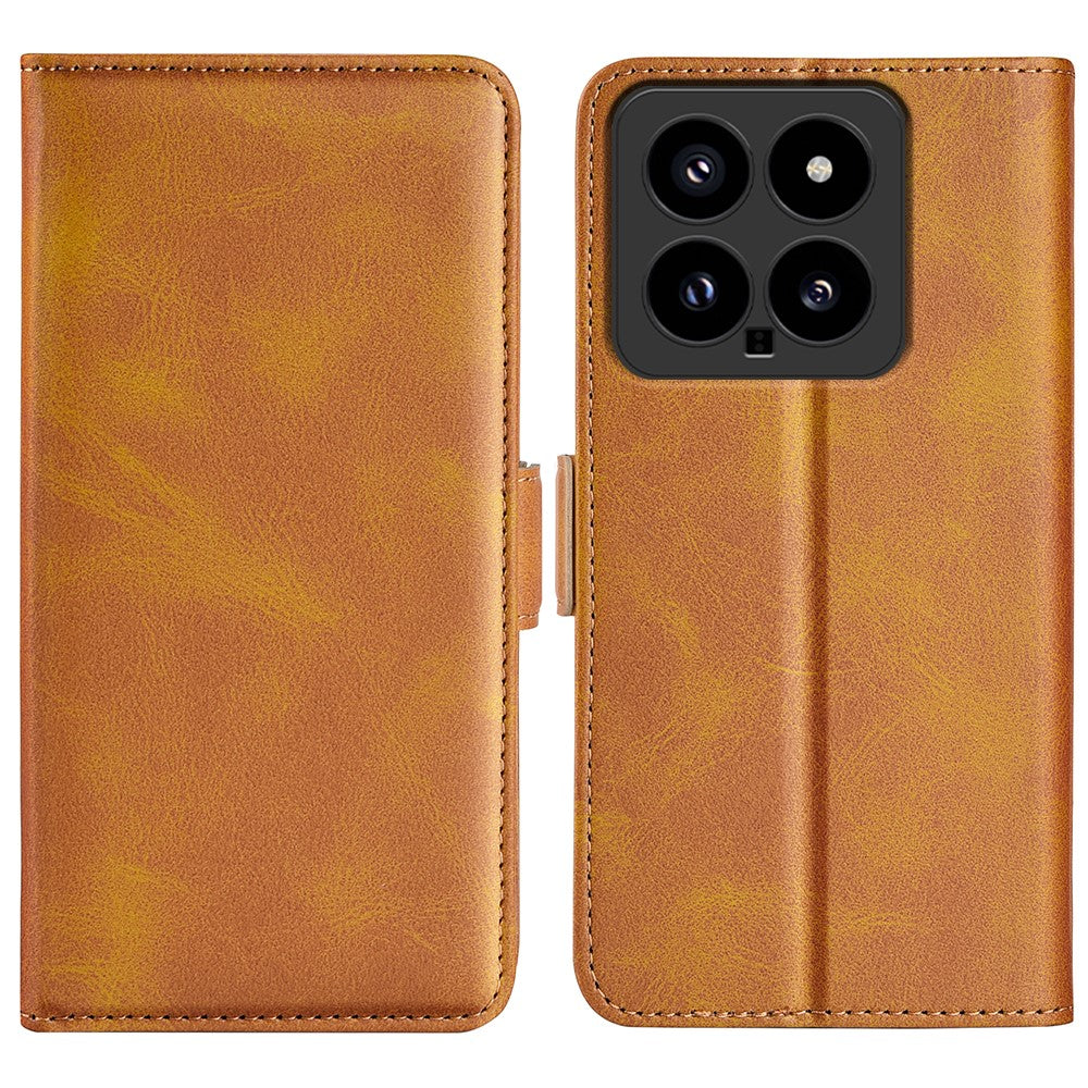 For Xiaomi 14 Case Calf Texture Leather Wallet Phone Cover