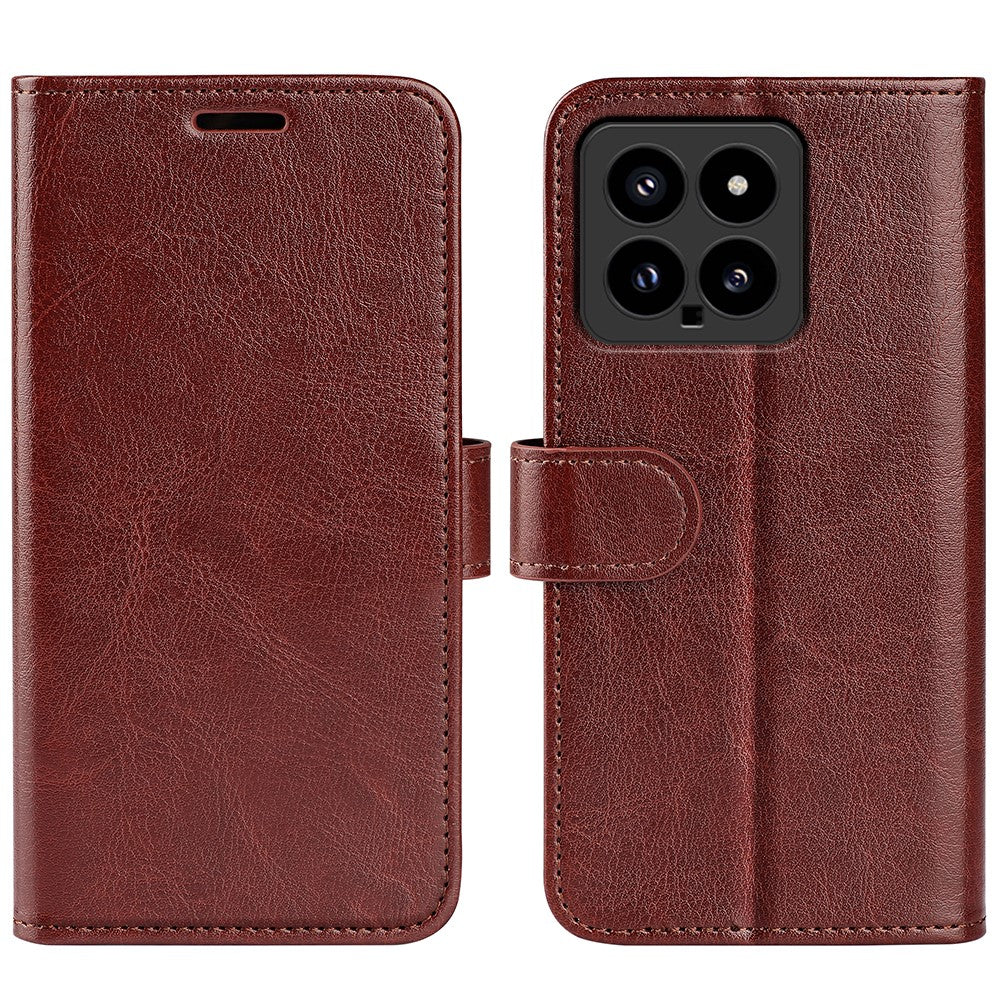 For Xiaomi 14 Case Crazy Horse Texture Wallet Leather Phone Cover
